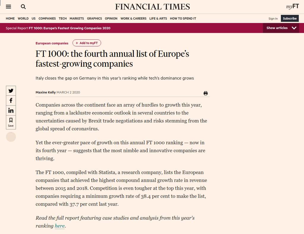 Financial Times nowaled